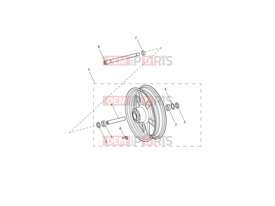 Triumph 2014 THUNDERBIRD COMMANDER Front Wheel