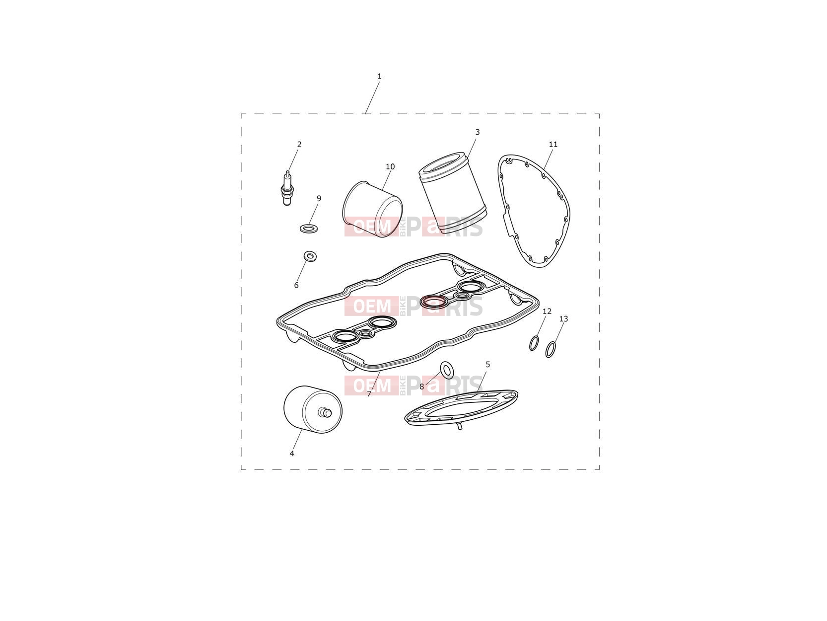 Triumph 2014 THUNDERBIRD COMMANDER Service Kits