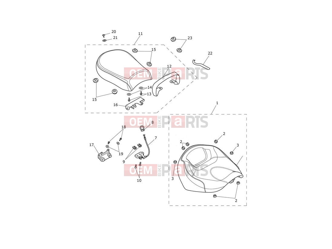 Triumph 2015 THUNDERBIRD COMMANDER Seat