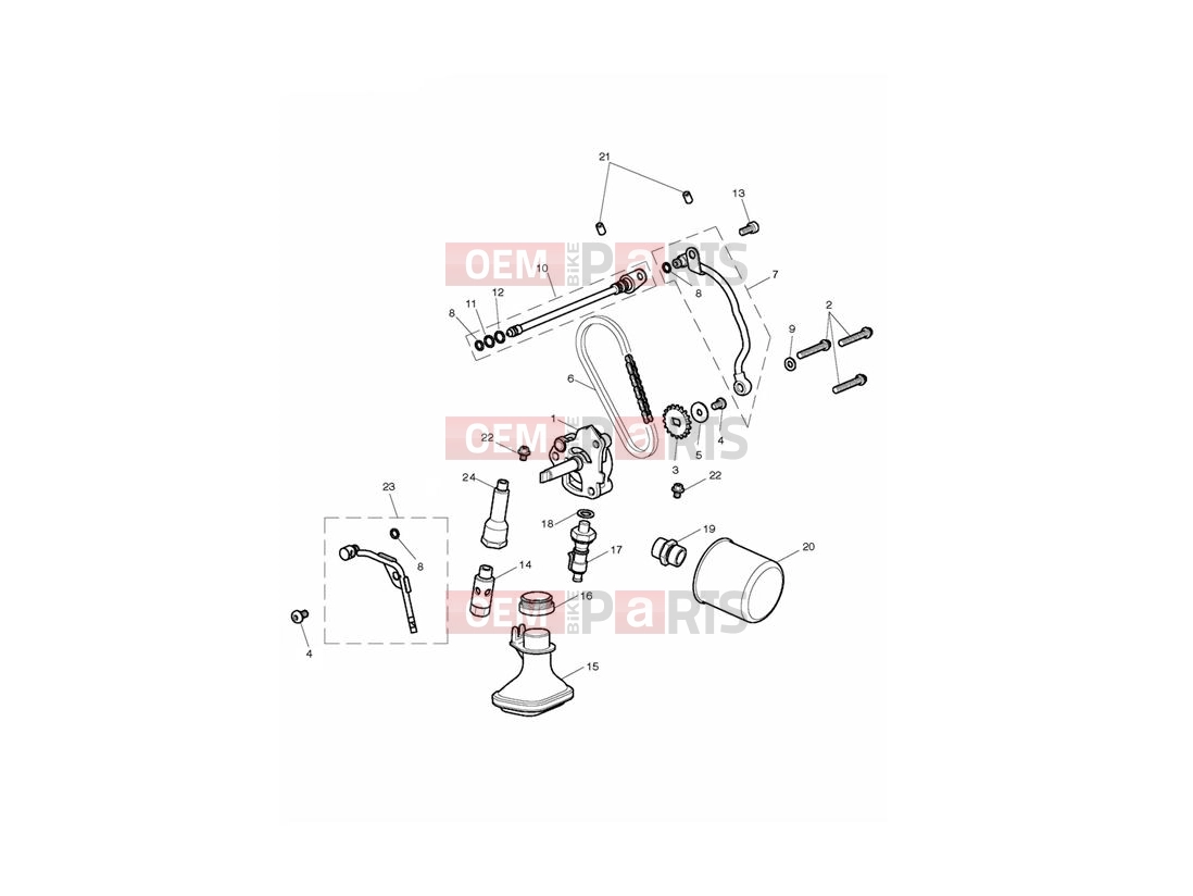 Triumph 2015 THUNDERBIRD LT Lubrication System