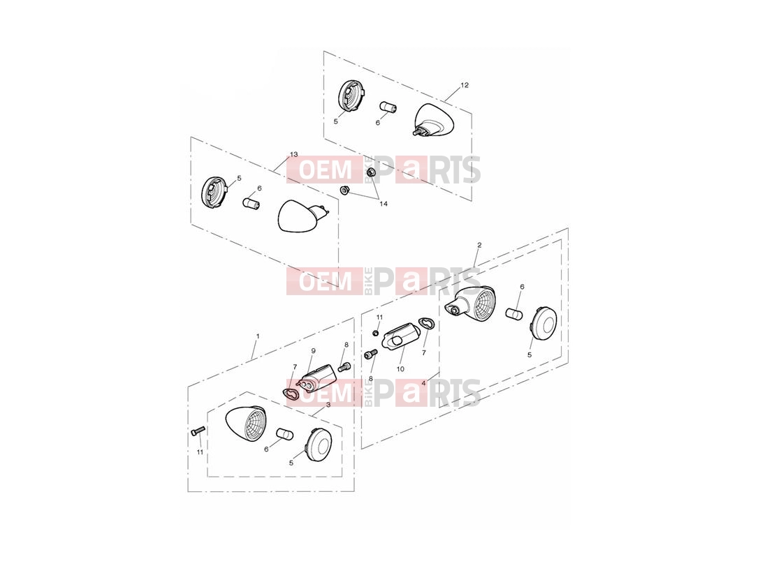 Triumph 2011 THUNDERBIRD STORM Indicators
