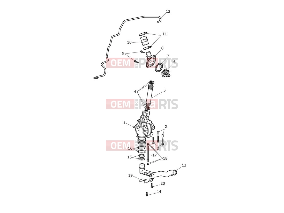 Triumph 2012 THUNDERBIRD STORM Cooling System - Continued