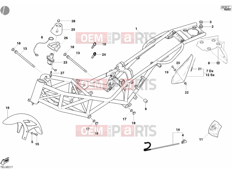 DUCATI 2003 Monster 800 FRAME » FRAME