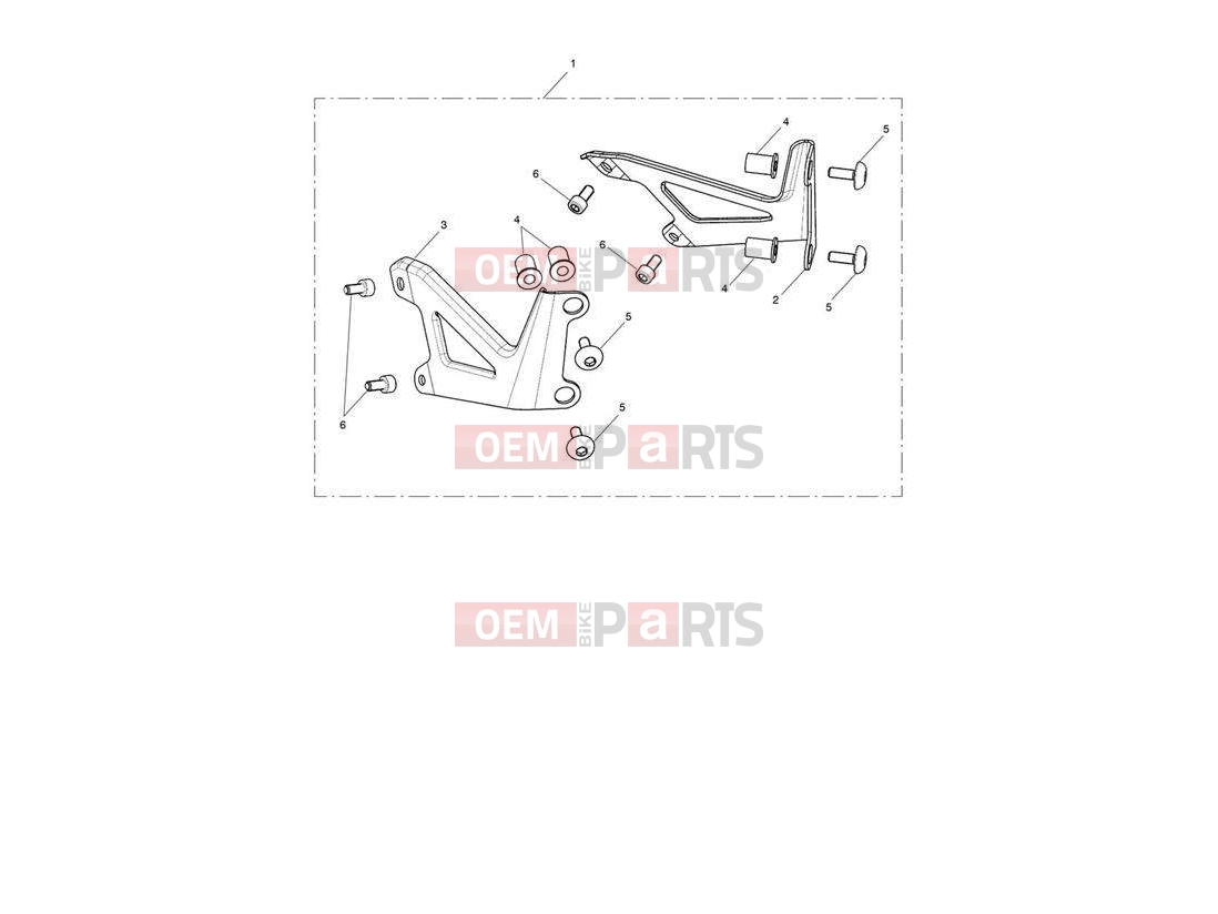 Triumph 2017 STREET SCRAMBLER Flyscreen Mounting Kit