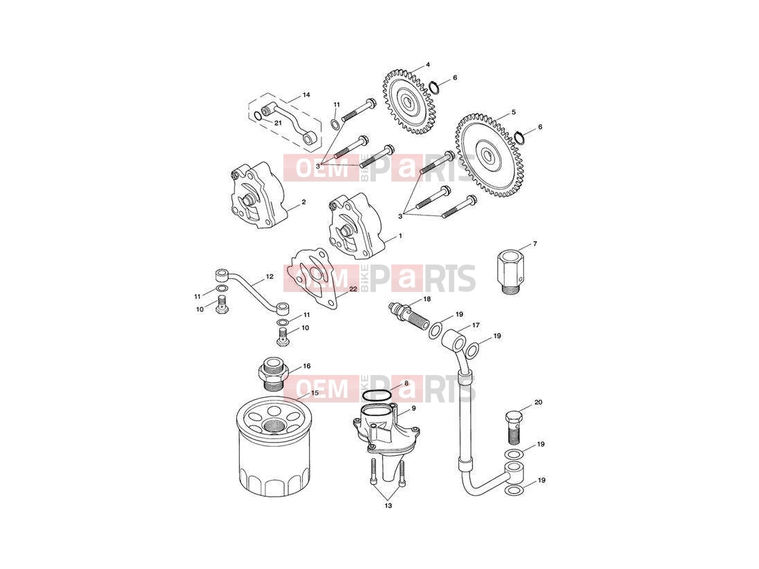 Triumph 2012 SPEEDMASTER EFI Lubrication system