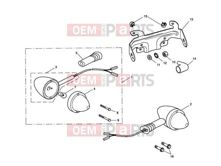 Triumph 2009 SCRAMBLER EFI Front Indicators