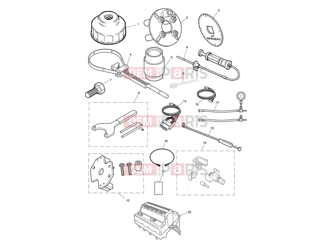 Triumph 2010 SCRAMBLER EFI Service Tools