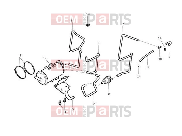 Triumph 2011 SCRAMBLER EFI Evaporative Loss Control System