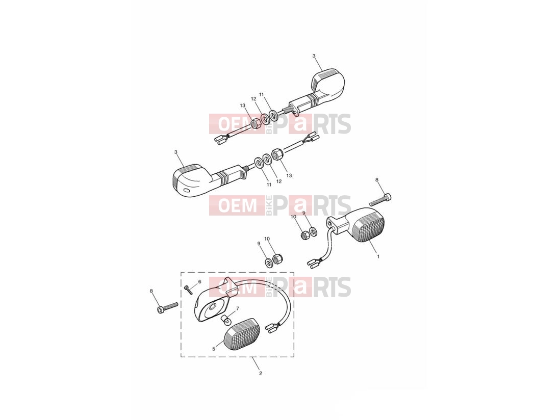Triumph 2003 TT600 Indicators