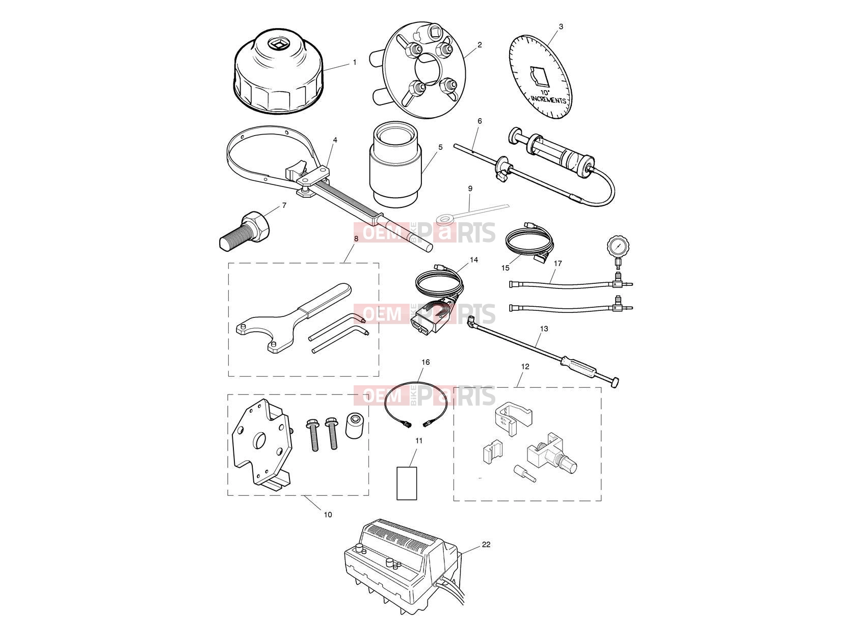 Triumph 2012 THRUXTON 900 EFI Service Tools