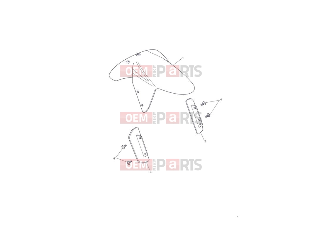 Triumph 2007 Tiger 1050 Front Mudguard