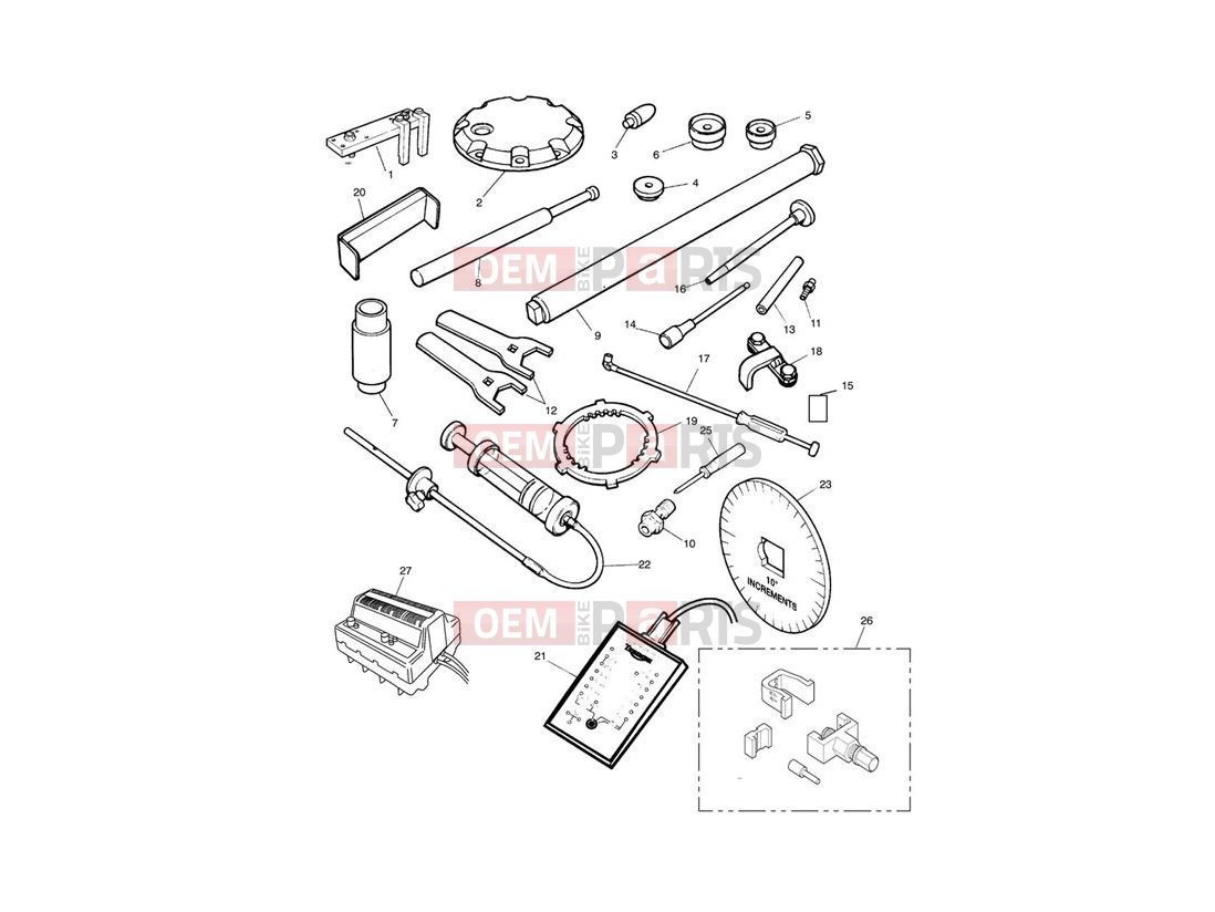 Triumph 1999 LEGEND TT Service Tools