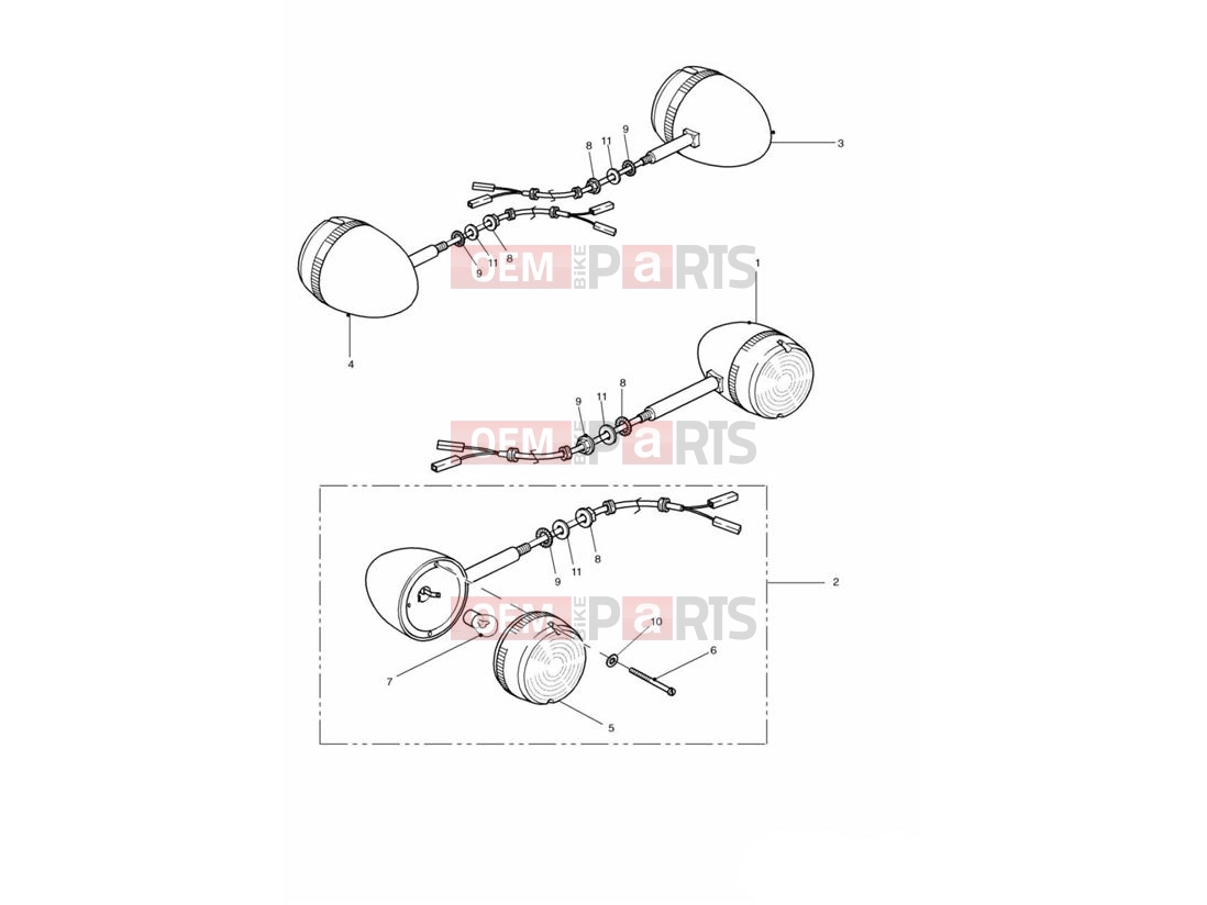 Triumph 1999 LEGEND TT Indicators