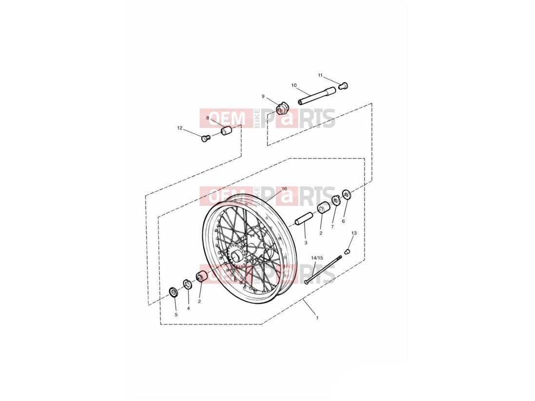 Triumph 2000 LEGEND TT Front Wheel