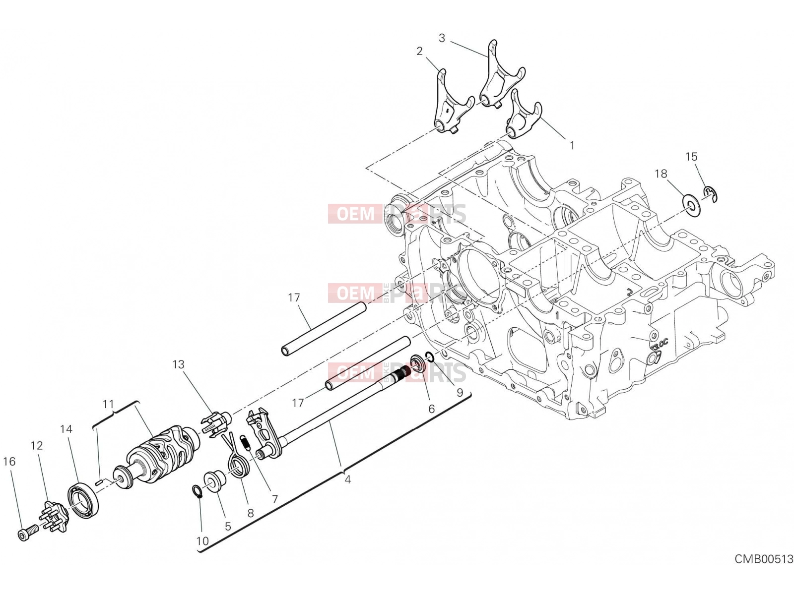 DUCATI 2022 Multistrada V4 SHIFT CAM - FORK