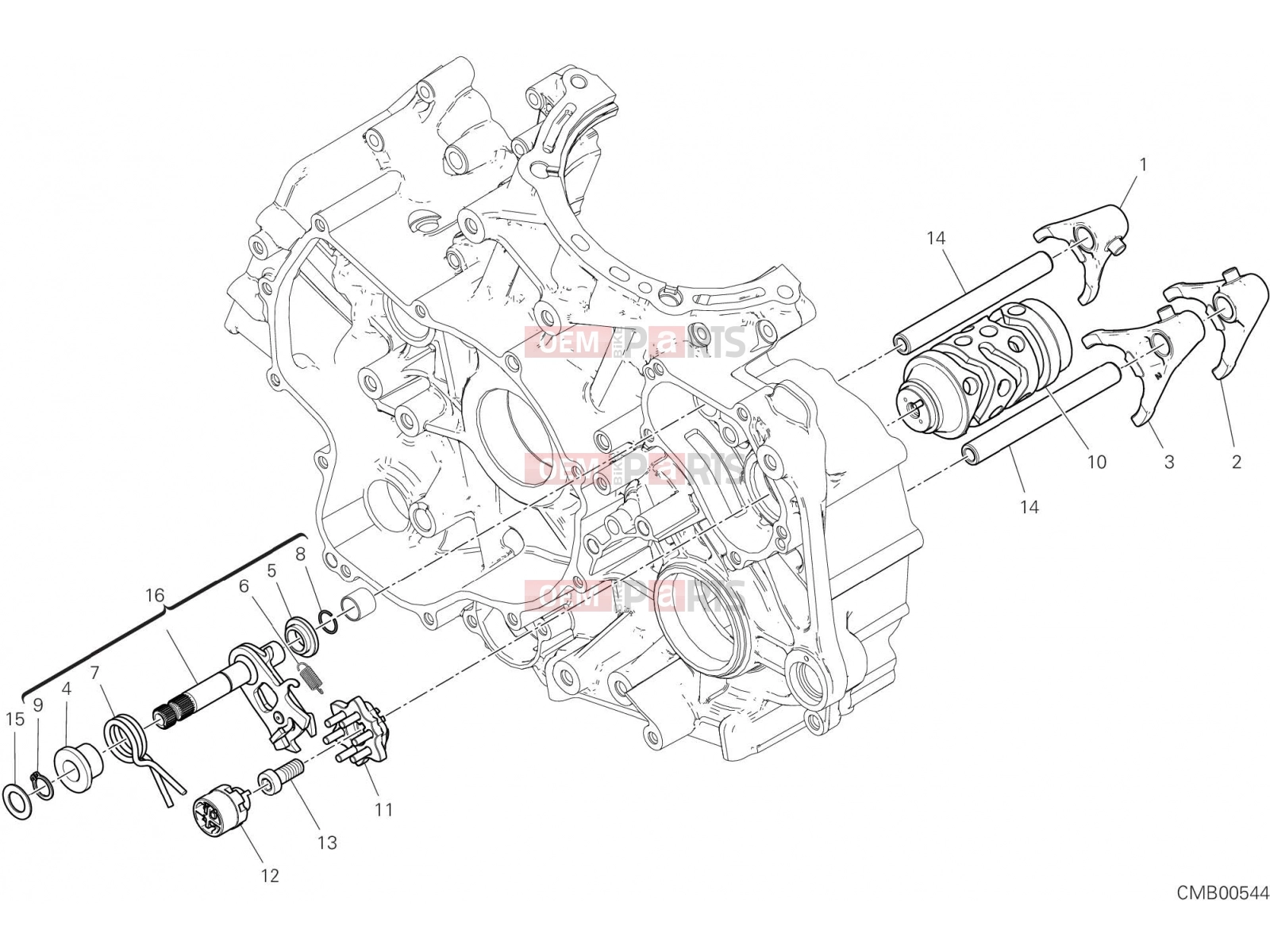 DUCATI 2022 Panigale V2 SHIFT CAM - FORK