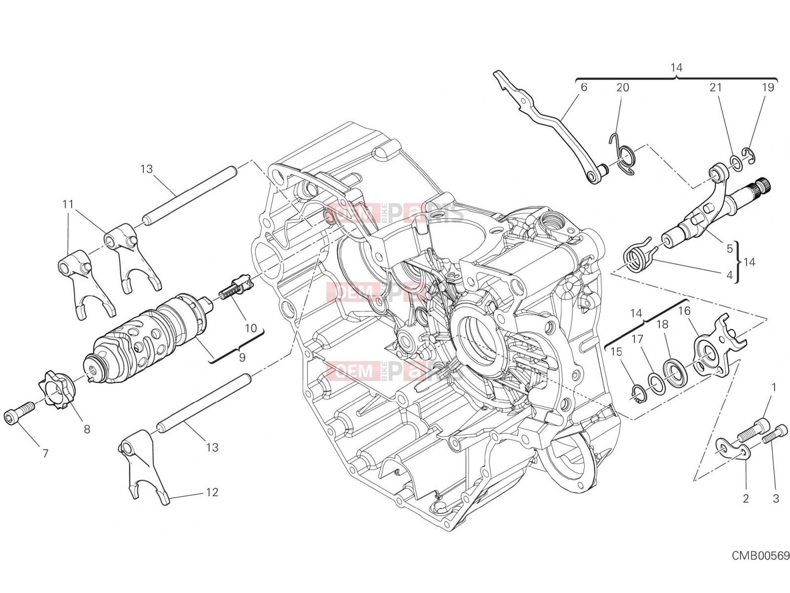 DUCATI 2023 Monster Plus SHIFT CAM - FORK