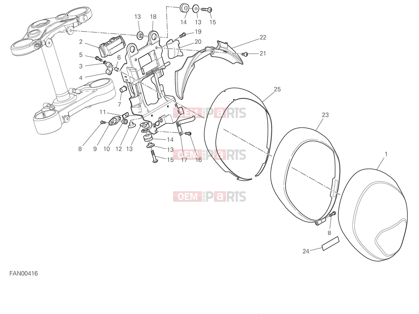 DUCATI 2023 Monster HEADLIGHT