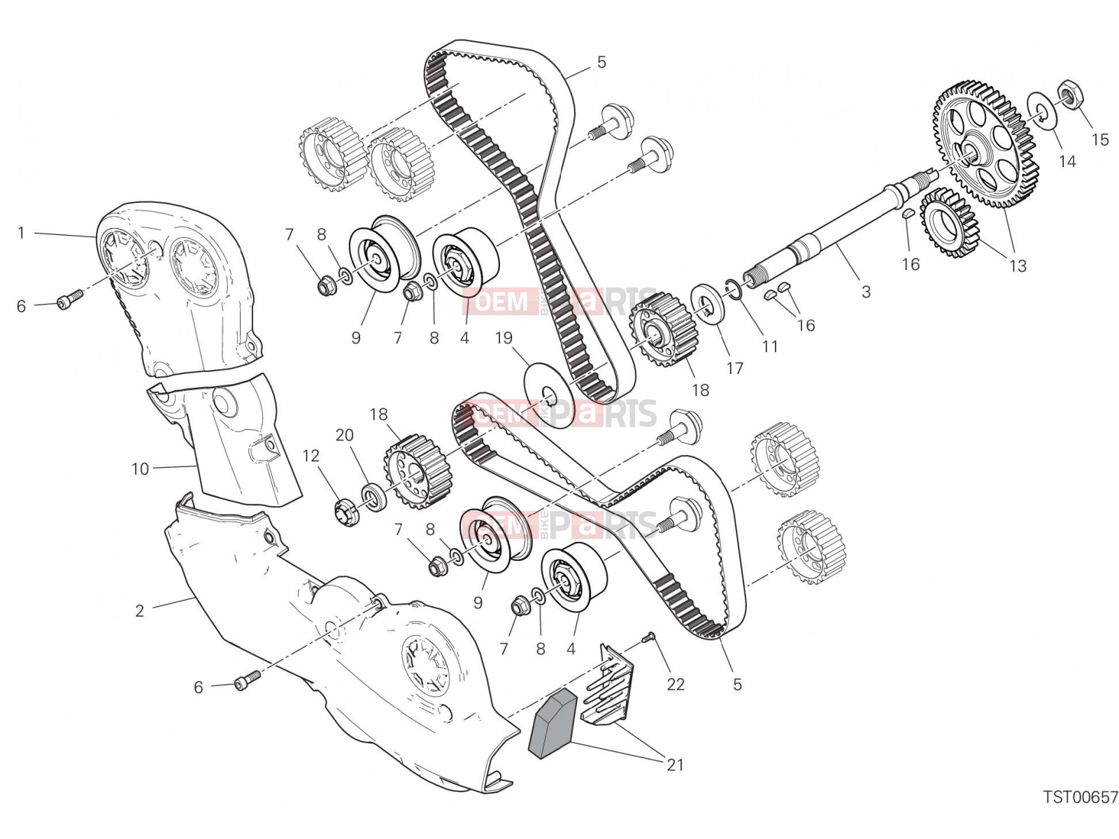 DUCATI 2023 Multistrada V2 S TIMING SYSTEM