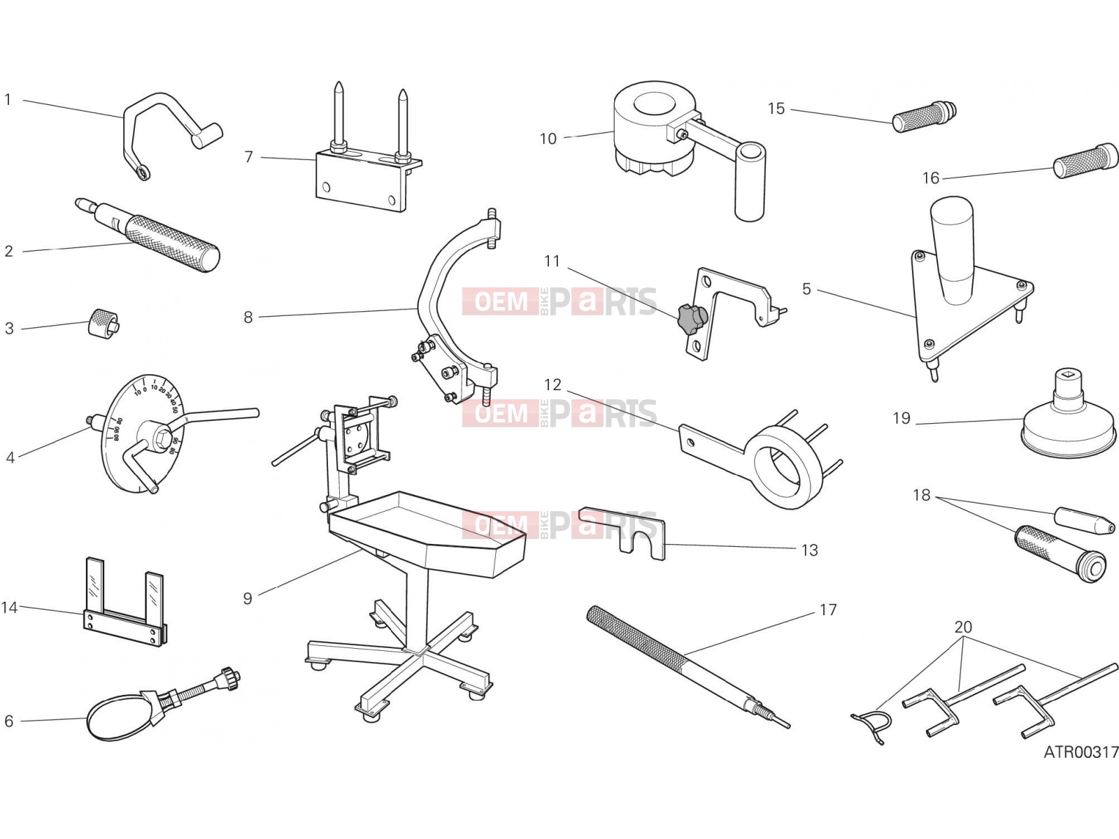 DUCATI 2015 Monster 1200 WORKSHOP SERVICE TOOLS, ENGINE [MOD:M 1200]