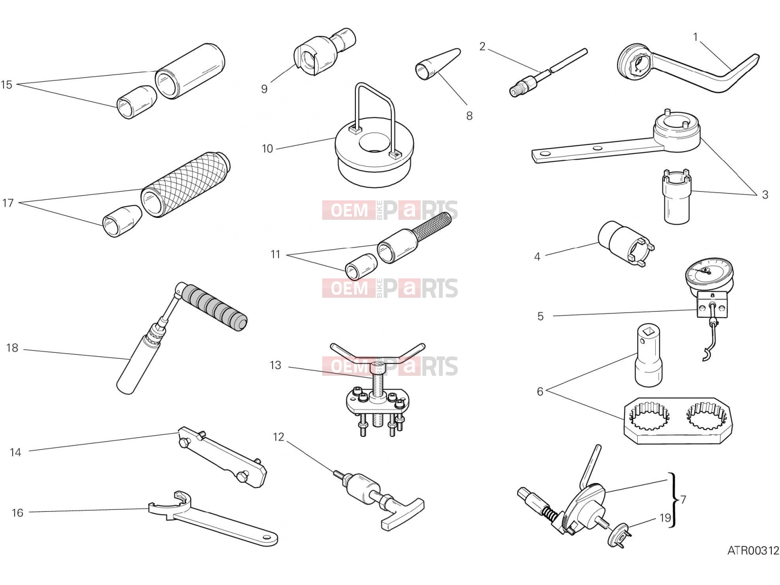 DUCATI 2015 Monster 1200 WORKSHOP SERVICE TOOLS, ENGINE [MOD:M 1200]