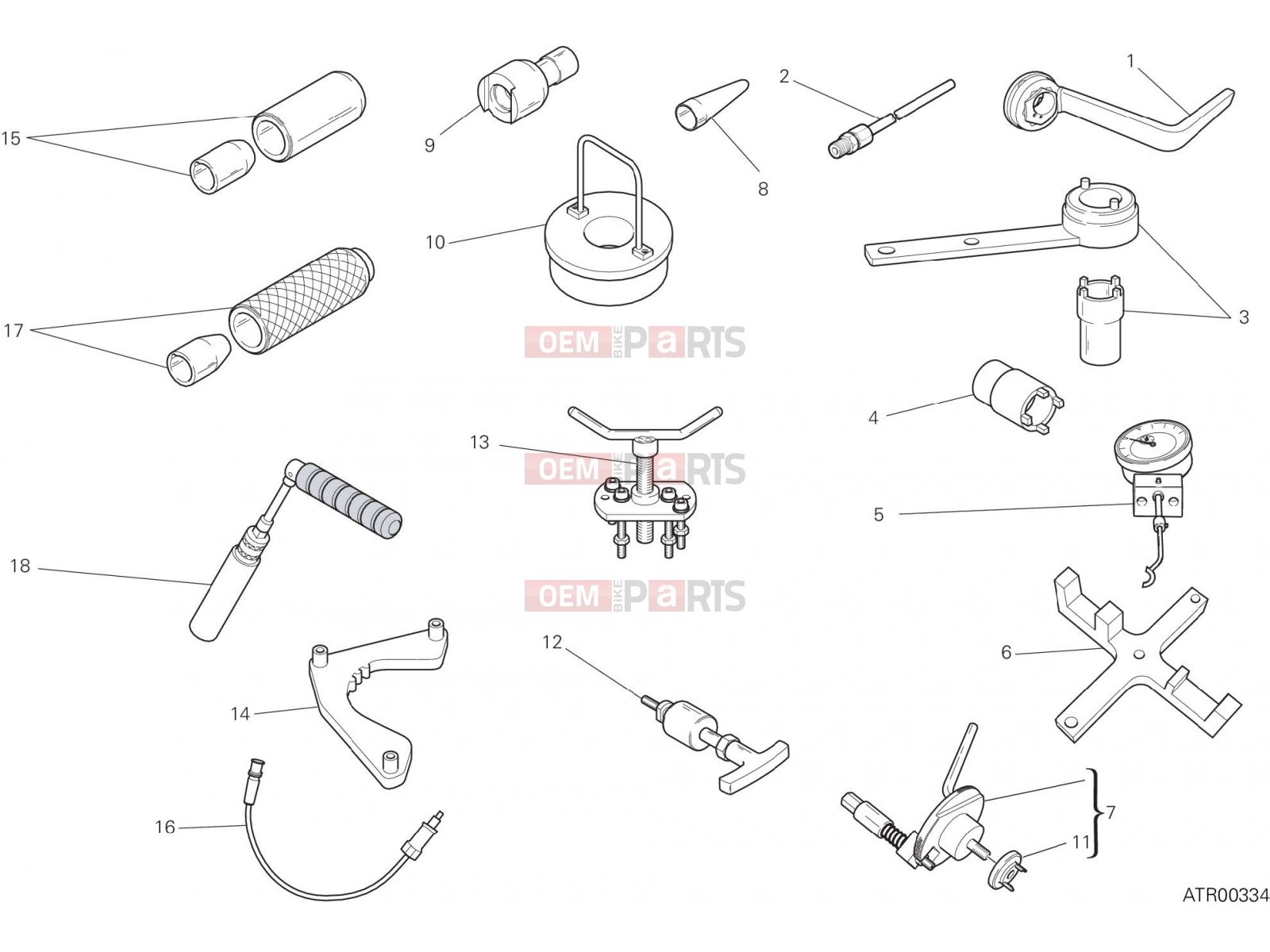DUCATI 2017 Multistrada 1200 S WORKSHOP SERVICE TOOLS [MOD:MS1200S]