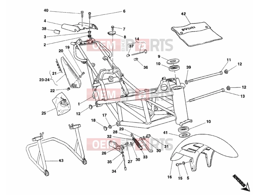 DUCATI 2002 Monster 900 FRAME » FRAME