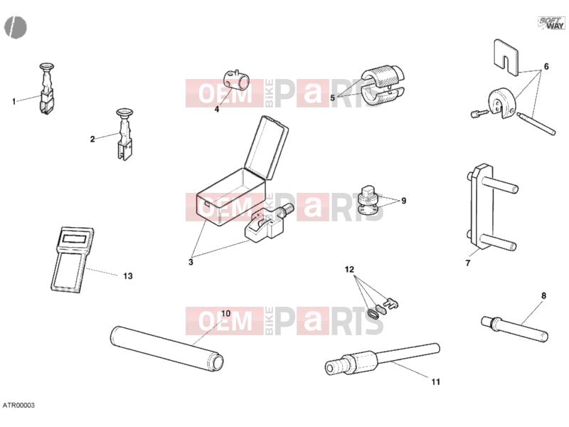DUCATI 2002 Sporttouring ST4 S WORKSHOP SERVICE TOOLS, FRAME » FRAME