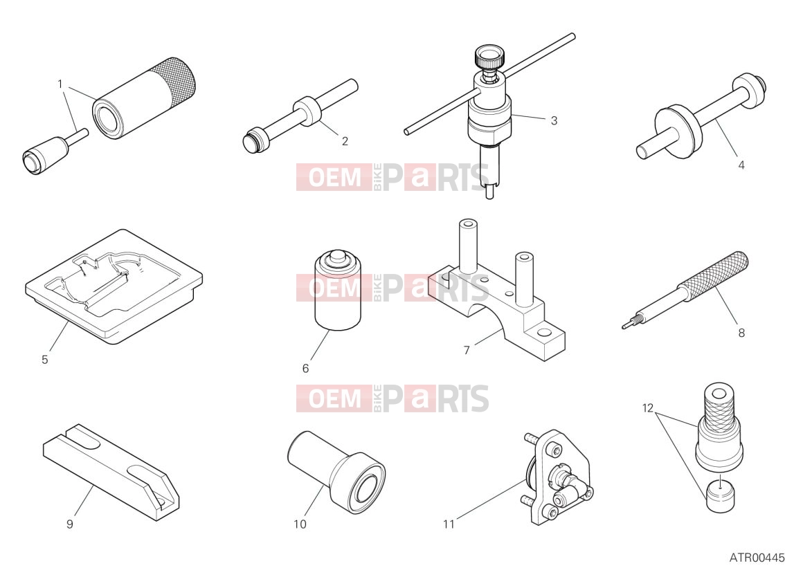 DUCATI 2023 Diavel V4 Workshop service tools (engine)