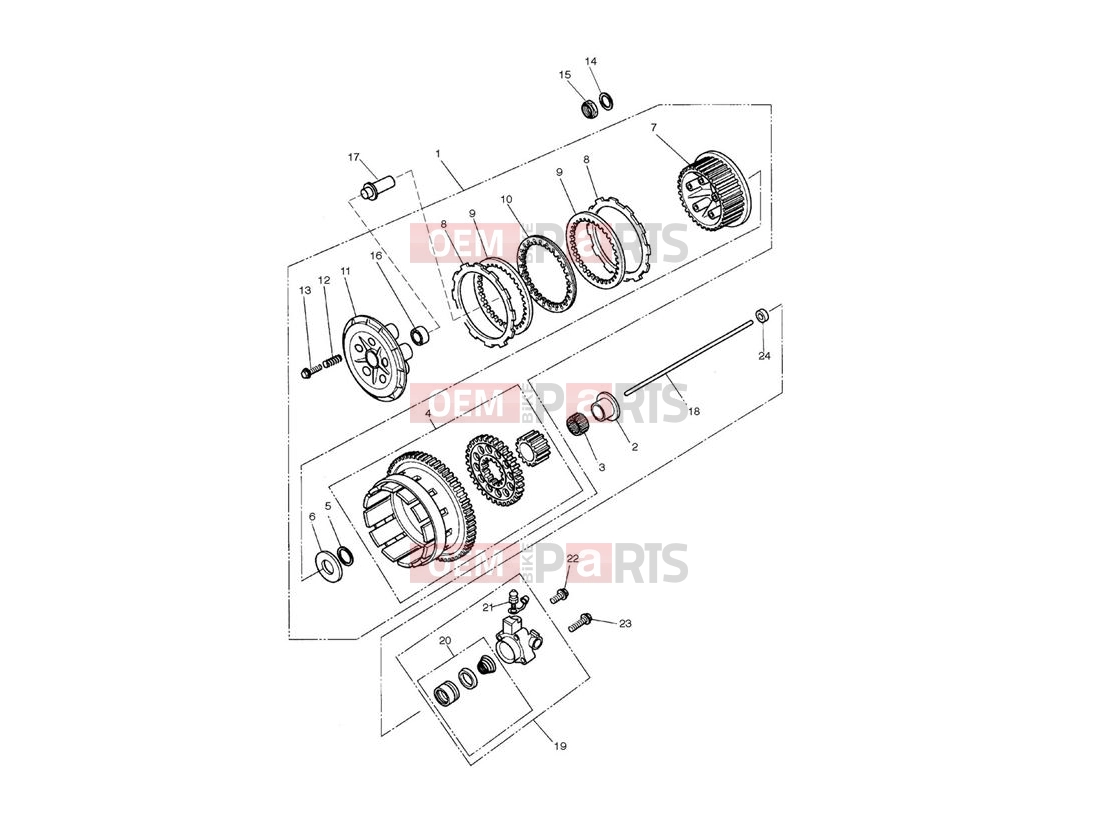 Triumph 1995 THUNDERBIRD Clutch