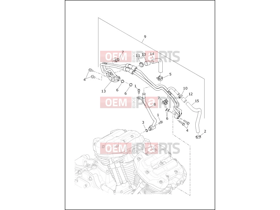 Harley-Davidson 2023 SOFTAIL SOFTAIL BREAKOUT  - FXBR COOLING SYSTEM, ENGINE, AIR-COOLED