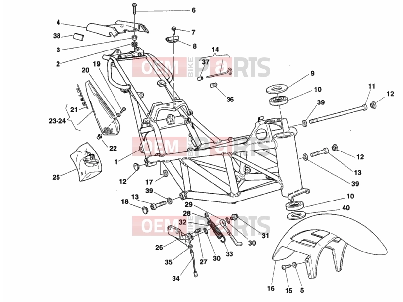 DUCATI 2001 Monster 750 FRAME » FRAME