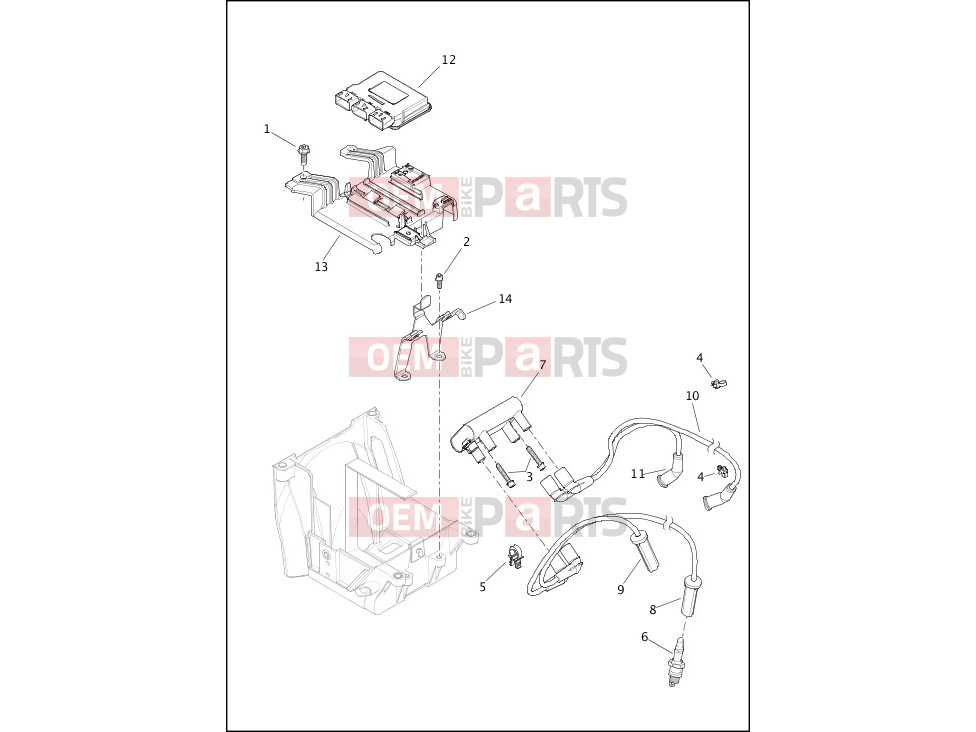 Harley-Davidson 2017 TRIKE FREEWHEELER  - FLRT ELECTRONIC CONTROL MODULE (ECM) AND COIL