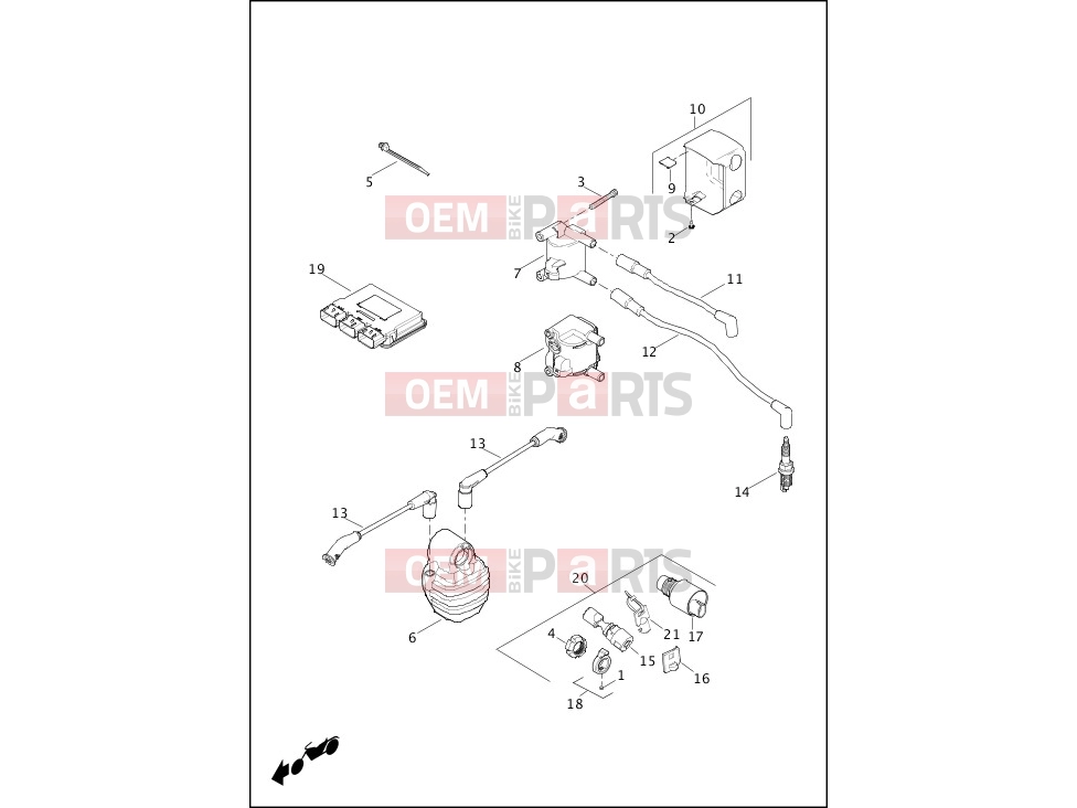 Harley-Davidson 2016 SOFTAIL SOFTAIL SLIM  - FLS ELECTRONIC CONTROL MODULE (ECM) AND COIL