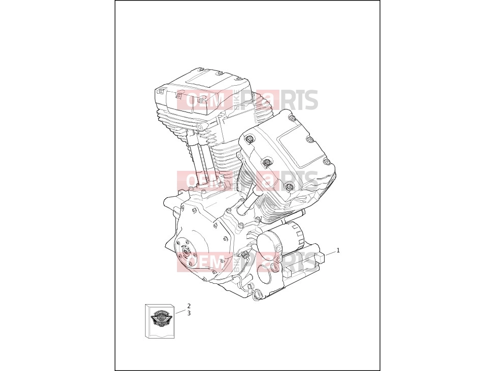 Harley-Davidson 2014 SOFTAIL FAT BOY LO  - FLSTFB ENGINE ASSEMBLY - TWIN CAM 96â¢