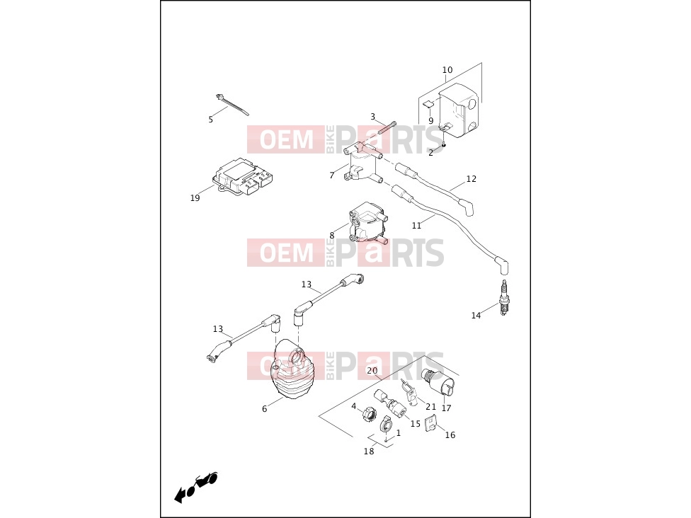 Harley-Davidson 2014 SOFTAIL SOFTAIL DELUXE  - FLSTN 103 ELECTRONIC CONTROL MODULE (ECM) & COIL