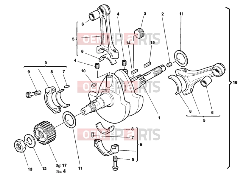 DUCATI 2001 Sporttouring ST2 CRANKSHAFT » ENGINE CASE