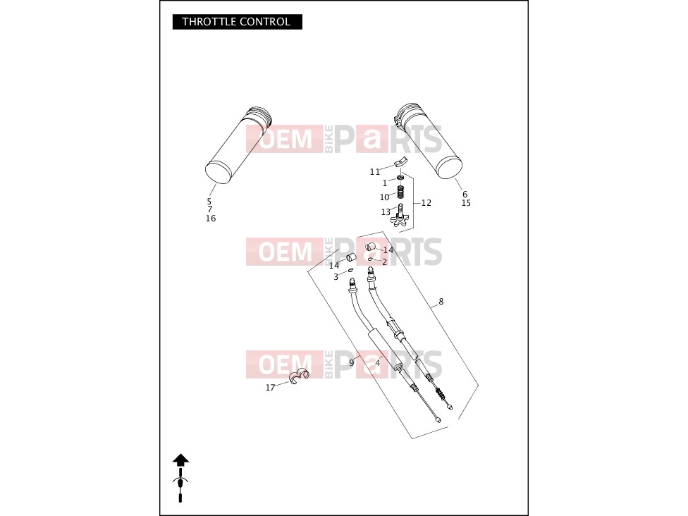 Harley-Davidson 2012 DYNA DYNA SWITCHBACK  - FLD THROTTLE CONTROL