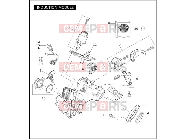 Harley-Davidson 2010 DYNA DYNA FAT BOB  - FXDF INDUCTION MODULE