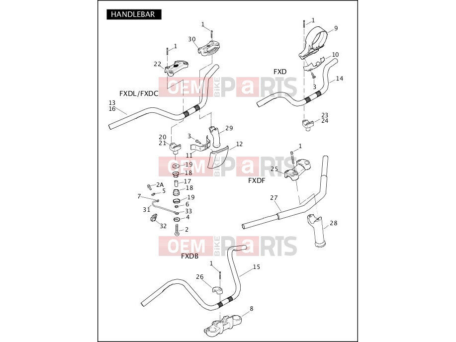 Harley-Davidson 2009 DYNA DYNA SUPER GLIDE  - FXD HANDLEBAR