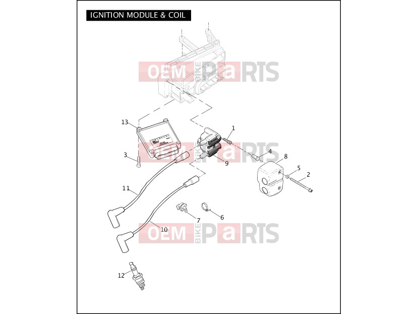 Harley-Davidson 2008 DYNA DYNA FAT BOB  - FXDF IGNITION MODULE & COIL