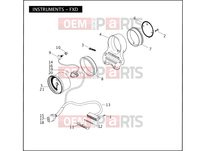 Harley-Davidson 2007 DYNA DYNA SUPER GLIDE  - FXD INSTRUMENTS - FXD