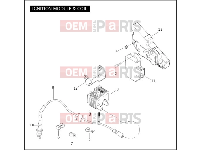 Harley-Davidson 2006 SIDECAR ULTRA SIDECAR  - SIDECAR FOR ULTRA IGNITION MODULE & COIL