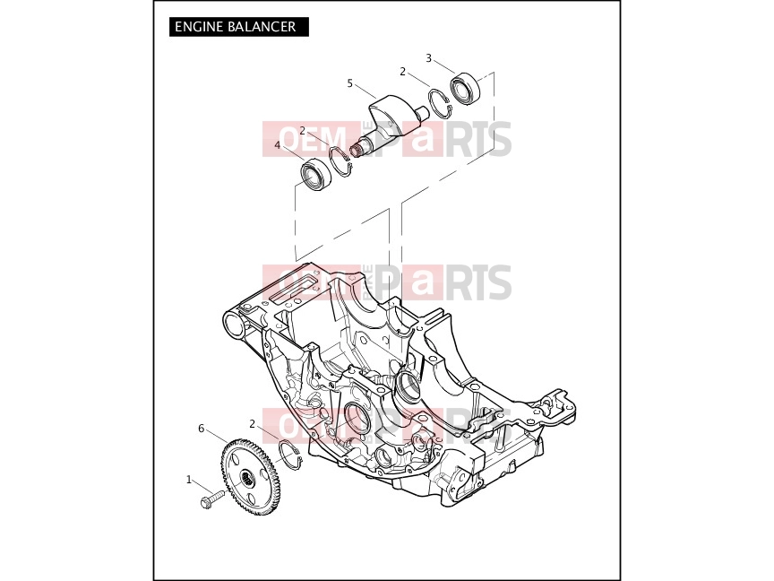 Harley-Davidson 2006 VRSC VRSCA V-ROD  - VRSCA ENGINE BALANCER
