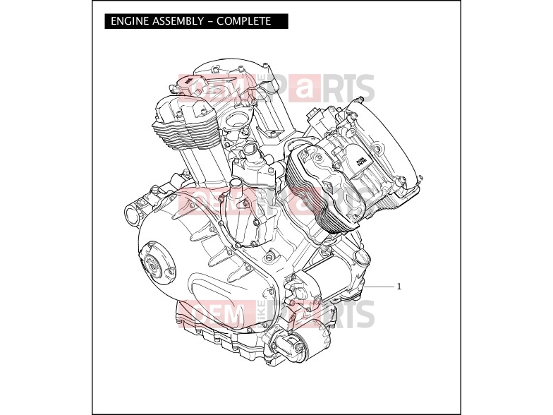 Harley-Davidson 2006 VRSC VRSCD NIGHT ROD  - VRSCD ENGINE ASSEMBLY - COMPLETE