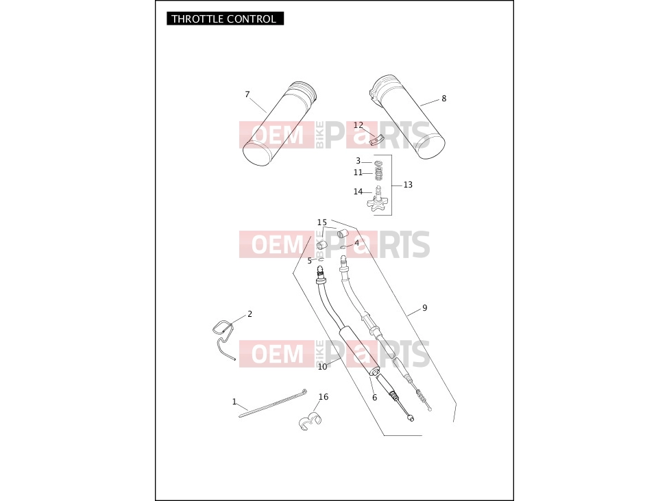 Harley-Davidson 2004 SOFTAIL SOFTAIL STANDARD  - FXST THROTTLE CONTROL