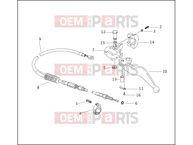 Harley-Davidson 2003 SOFTAIL SOFTAIL DEUCE  - FXSTD CLUTCH CONTROL
