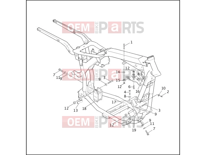 Harley-Davidson 2001 DYNA DYNA LOW RIDER  - FXDL ENGINE MOUNTS & STABILIZER LINK