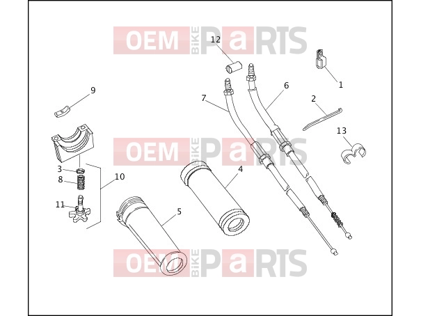 Harley-Davidson 1993 SOFTAIL SOFTAIL CUSTOM  - FXSTC THROTTLE CONTROL