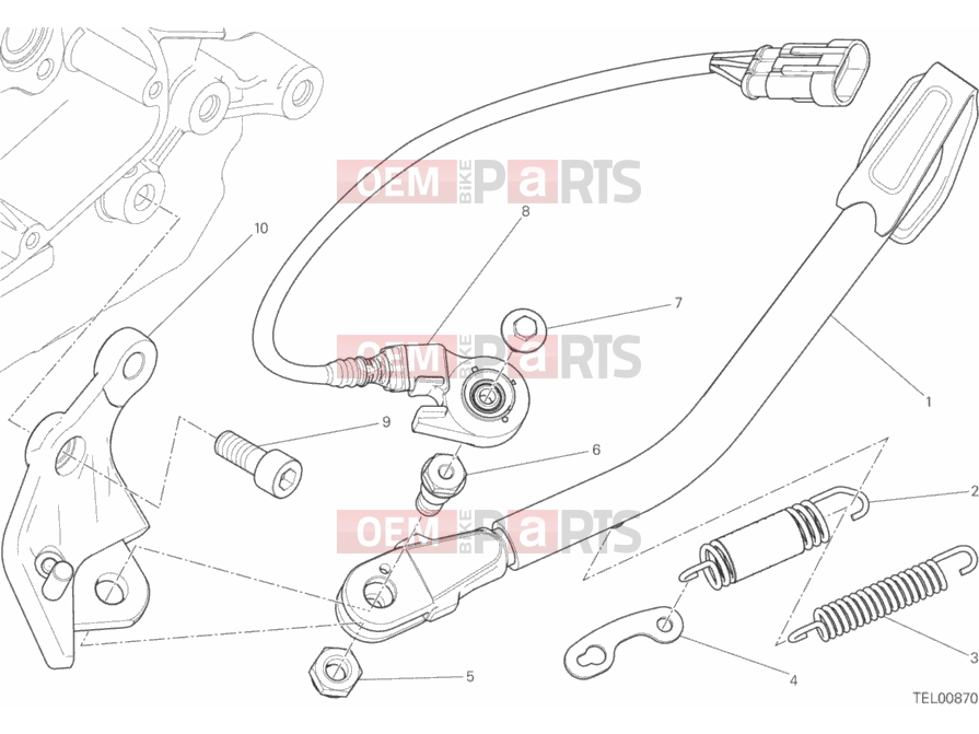 DUCATI 2017 Scrambler Icon SIDE STAND